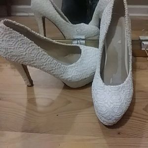 Off White Lacey 4 inch Heels